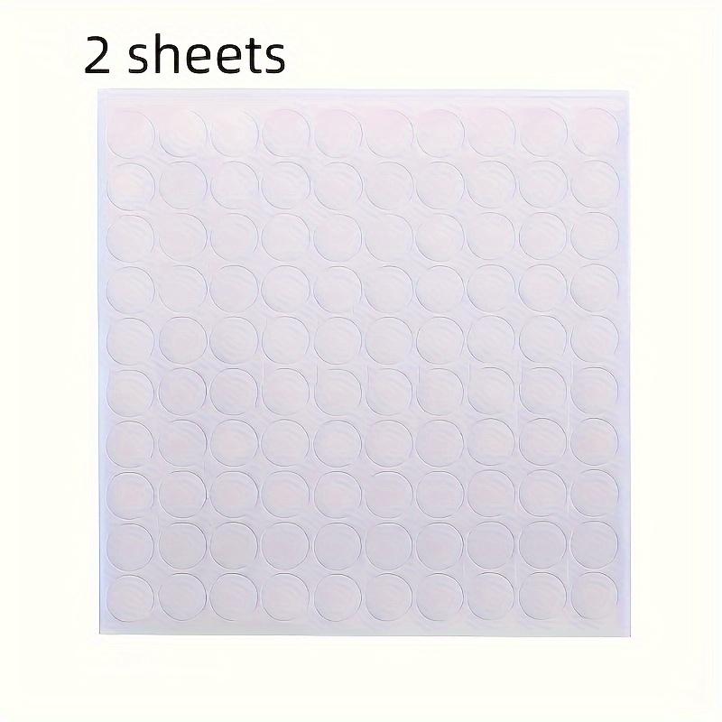 

Высоковязкие акриловые двухсторонние клейкие точки - загущенный круглый нано-магический клей для воздушных шаров, праздничных принадлежностей и организации дома 500pcs In A Bag