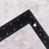 Black Right Angle Ruler 90 Degree Hole Angle Ruler Industrial Grade Positioning Marking Angle Ruler Woodworking L-Shaped Ruler