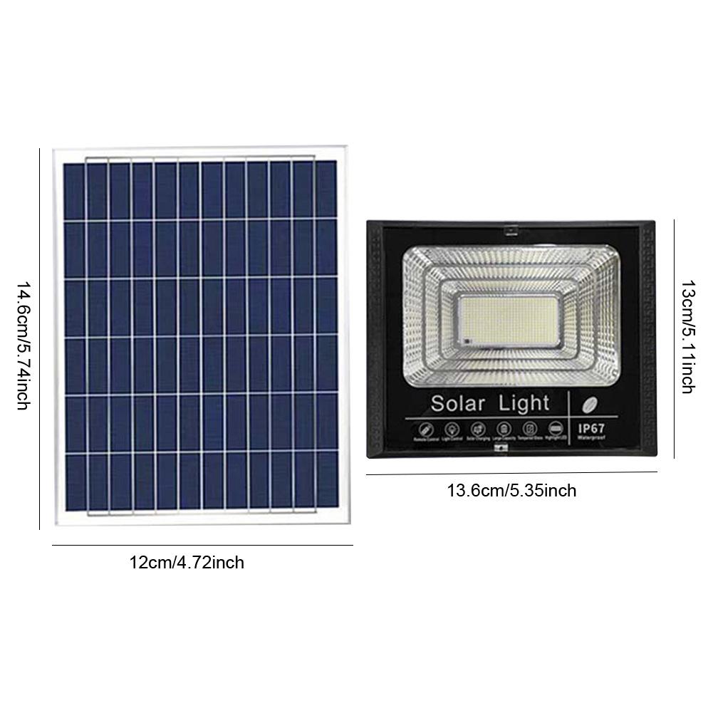 Solar Flood Lights 25w 100w 30w 200w LED Solar Powered Spotlight Outdoor Waterproof Reflector Solar with Remote Control IP67