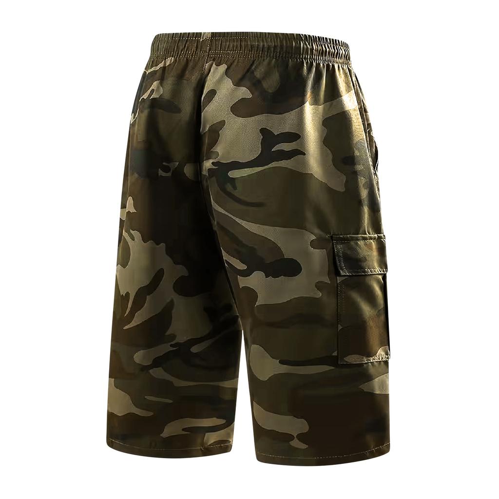 Herren Tarnung Sportshorts - Weich und Bequem