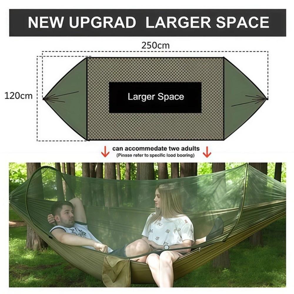Portable Travel Hammock Foldable Storage Hiking Hammock High Quality Outdoor Hammock  Outdoor Use