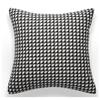 Simple Yarn-Dyed Jacquard Pillow Case Light Luxury Cushion Cover 45x45cm For Nordic Style Hotel Decorative Sofa Cushions