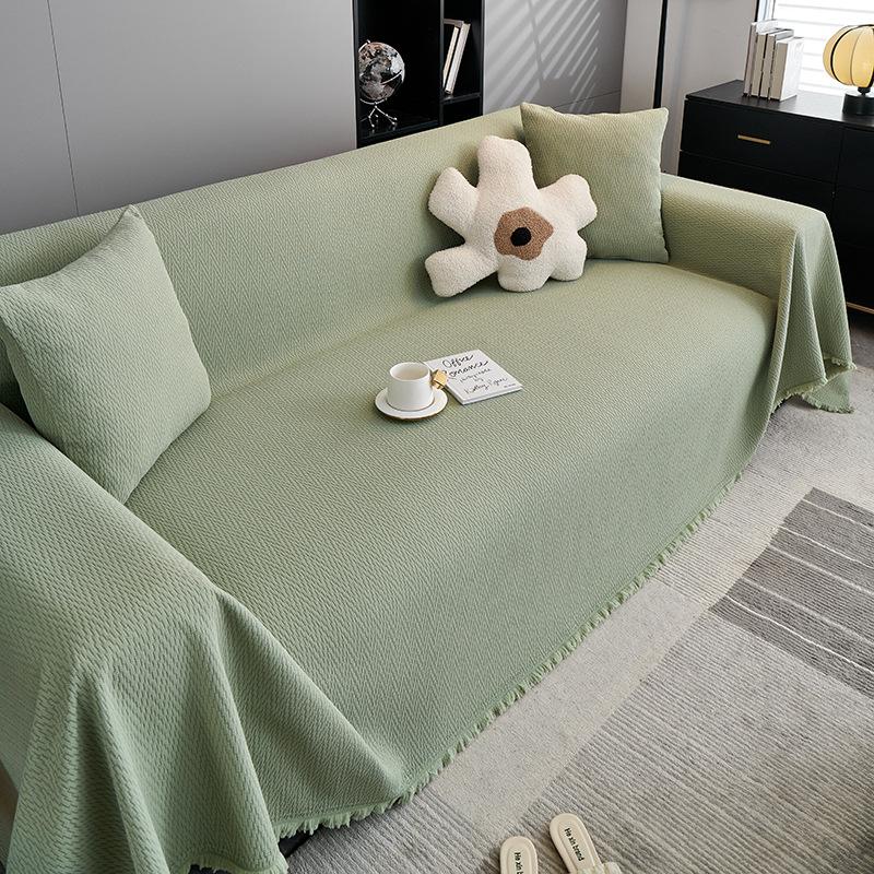 Nuovo Telo Copridivano Impermeabile in Ciniglia Copertura Totale Tessuto Oversize Intero Griglia Quattro Stagioni Universale