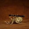 Oktopus Handyhalter Retro Metall Oktopus Handy Ständer Multifunktionaler Schreibtisch Stifthalter Sammlerstück Tier Skulptur für Schreibtisch Dekoration