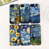 Casing for Xiaomi Redmi Note 13 14 Pro Plus ProPlus 14C 13C Pro+ 5G Phone Cover Protective Case Sunflower Starry Night Van Gogh