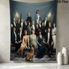Downton Abbey Wall Tapestry Aesthetic Wall Hanging Printed Fabric Blanket Decorative Tapestries For Bedroom Living Room Home Decor