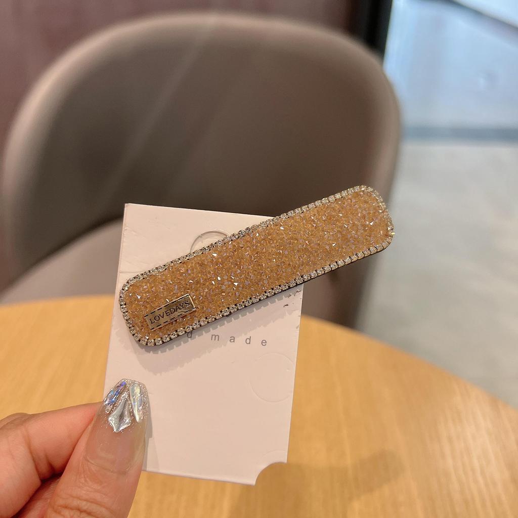 Versátil Pinza para el Pelo de Diamantes de Alta Gama: Accesorio de Moda para la Frente y el Flequillo