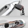 Chrome Car Door Handle Cover for Mitsubishi Outlander MK2 2007~2012 Trim Set Covers 2008 2009 2010 2011 Car Accessories Goods