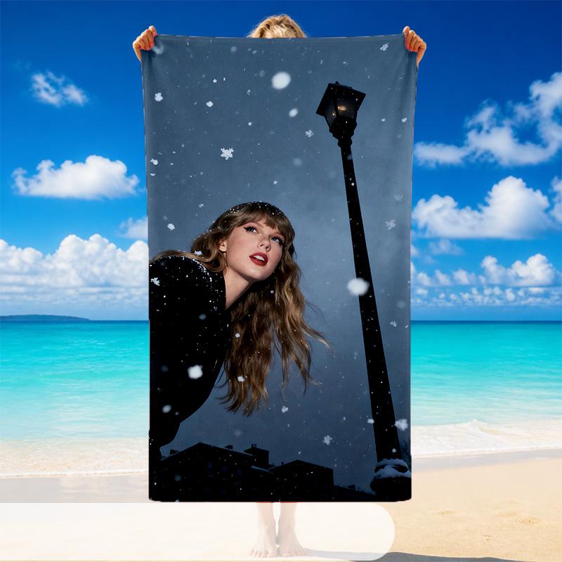 Taylor Swift Strandtuch, Weiches Großes Saugfähiges Handtuch Für Strand Schwimmbad Reisen Urlaub 70cmx140cm(27x55inch)