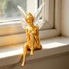 Decorative Ornament, Flower Fairy Design Small Decorative Sculpture, Home Living Room Bedroom Office Table Decoration