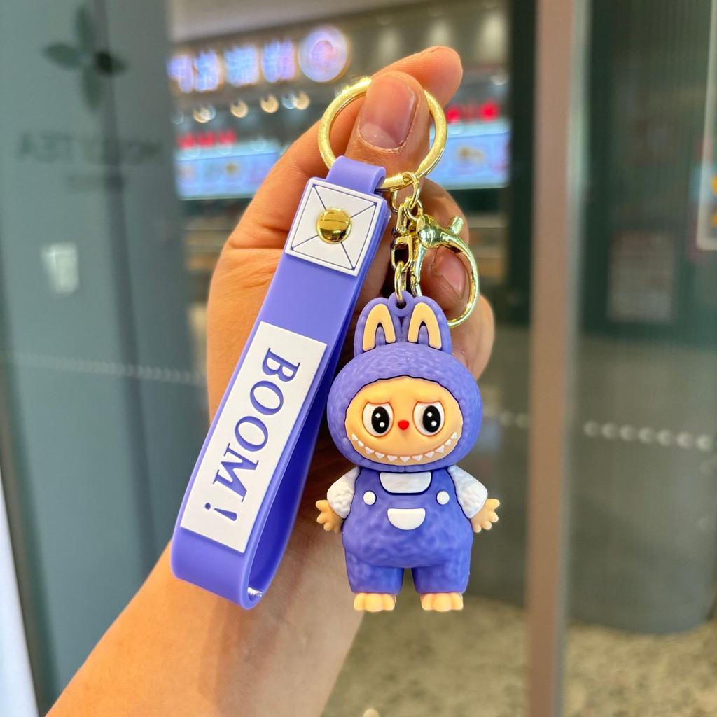 Labubu Cartoon Five Generation Standing Posture Sheep Keychain Pendant Cute Three-dimensional Doll Doll Gifts