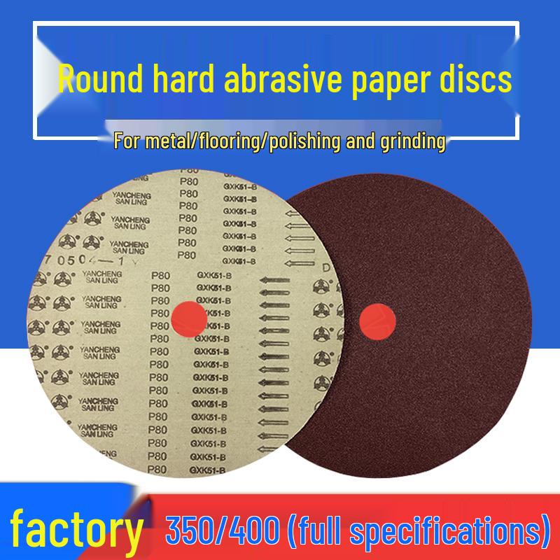 

GXK51-B Sanding Disc 350/400mm, 32mm Center, P40/P60/P80 Grit for Steel and Floor Grinding 350 mm x 40 mm, Grit P80