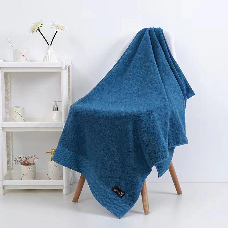 Quick-Drying, Absorbent, No-Shed, Thickened Unisex Bath Towel - 100% Pure Cotton for Adults