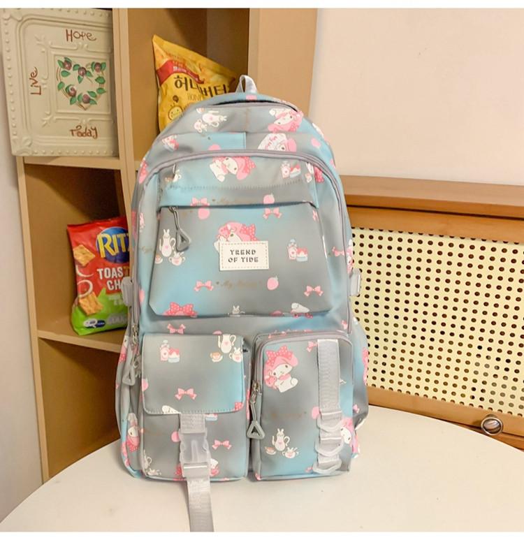 Versatile Durable Large Capacity Backpack For Students In Trendy Colors For School Use