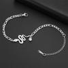  Snake Bracelet for Women Men Stainless Steel Rope Chain Fashion Animal Shape Bracelet Adjustable Jewelry Party Gift