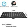 8"/10"/12" Large Rainfall Black Shower Head 304 Stainless Steel Square Rain ShowerHead Full Body Coverage Shower Set