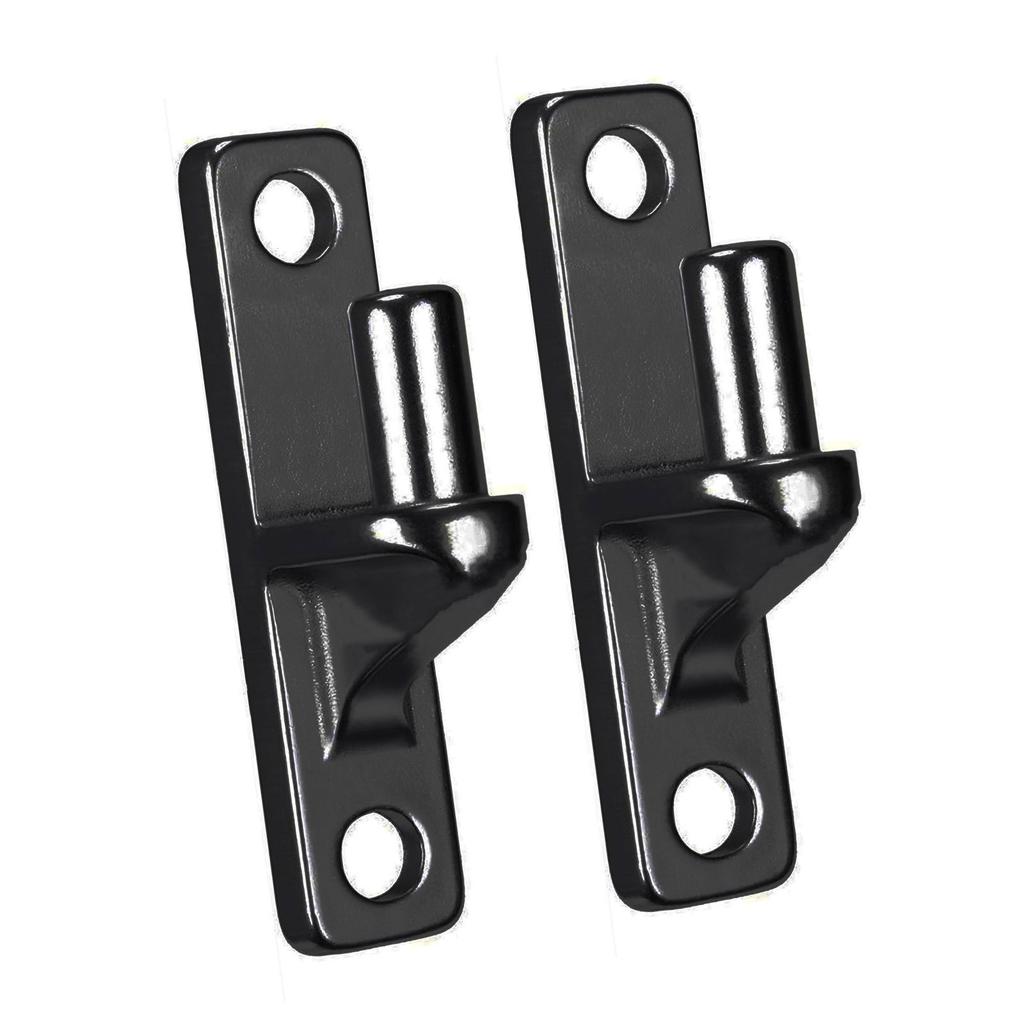 1/2/4 Pack Wall Mount Gate Hinges Portable Wall Plate Hinges for Outdoor Chain Link Fence Gate with 5/8Inch Hinges Pin