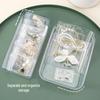 Jewelry Storage: Transparent Self-Sealing Anti-Oxidation Bag for Cultural Play Jade Earrings