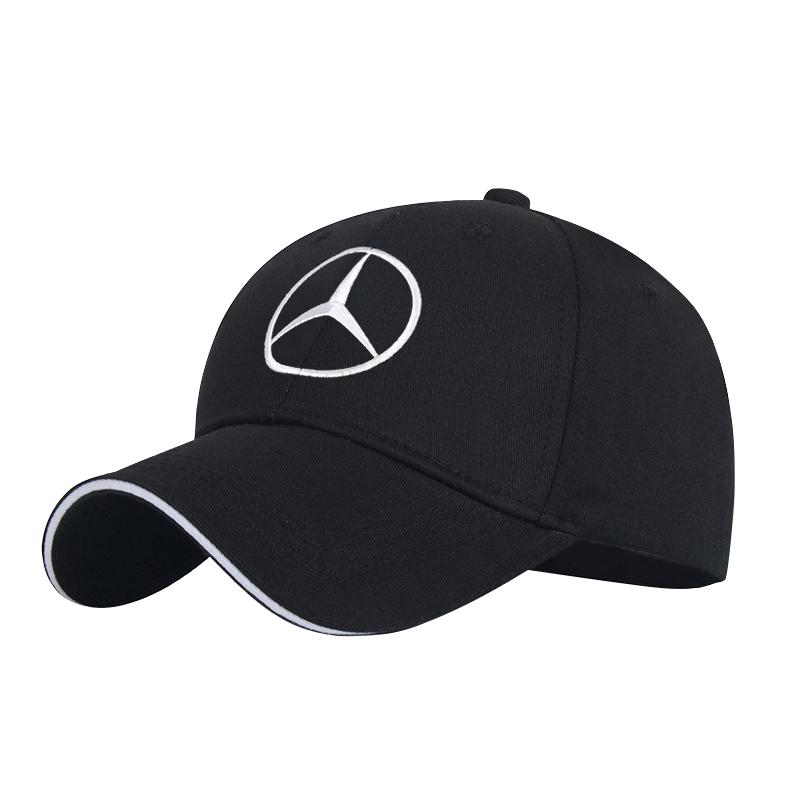 Car Baseball Caps Adjustable Casual Caps Embroidery Logo for Mercedes Benz A B C S Class AMG GLA CLA GLC W176 W221 Car Ornaments QF1