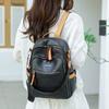 Women's Color Block Backpack Multi-Functional Shoulder Bag Multi-Purpose Travel Backpack