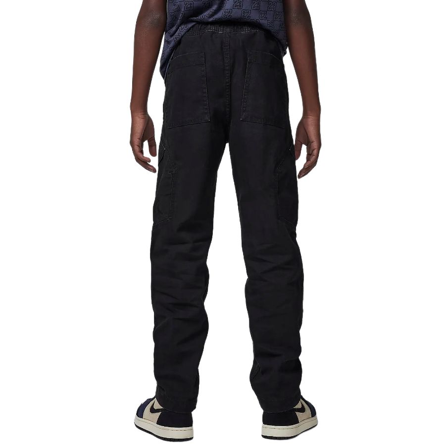 Jordan Chicago MJ Solid Color Comfortable Fashion Casual Cargo Pants Kids Pants Black HQ8118-010