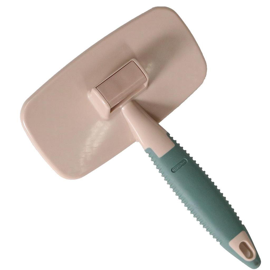 Doggyman BS Soft Slicker Brush with Cleaning Function M