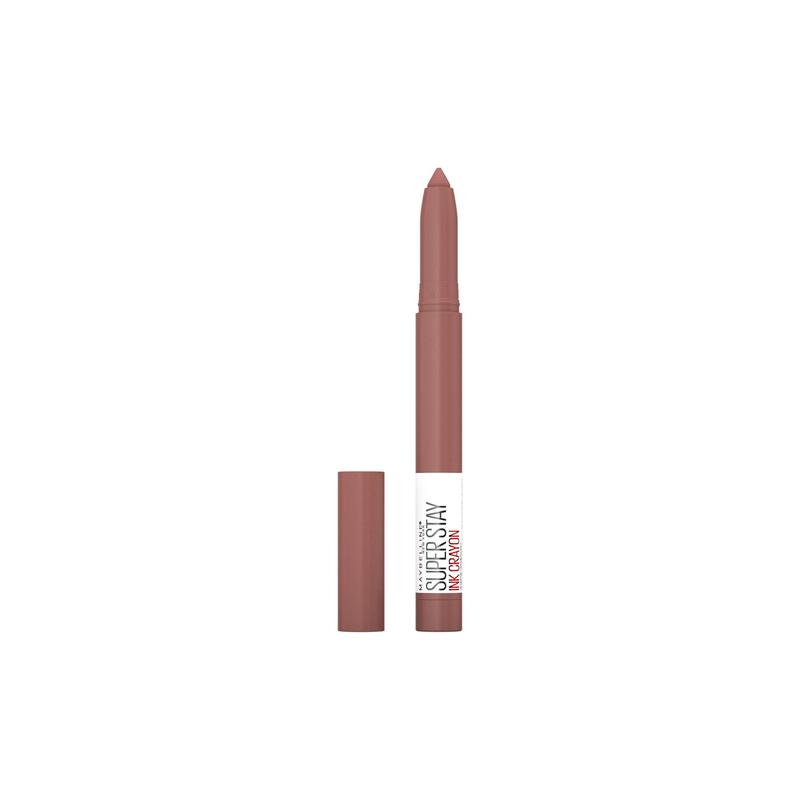Maybelline матовая натуральная осветляющая помада-карандаш Super Stay Ink Crayon Lipstick Trust Your Gut белый