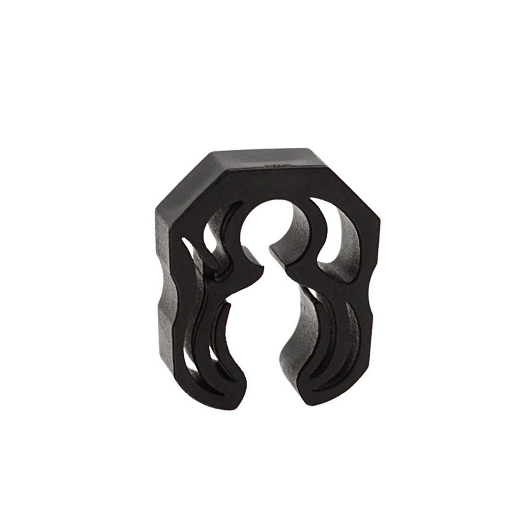 Scuba Diving Quick Release Pipe Clamp Pressure Gauges Hose Hanging Holder Second-stage Luminous Fixed Hook BCD Accessorie