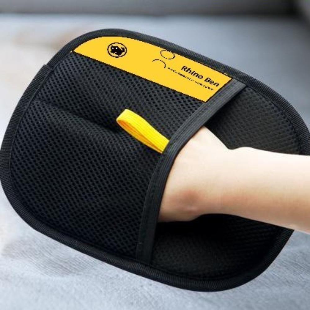 2PCS/SET Multi-functional Static Dedusting Brush Double-sided Removing Gloves  Puppy