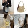 Stylish And Trendy Korean Aesthetic Bucket Bag For Women In Black Blue Yellow White
