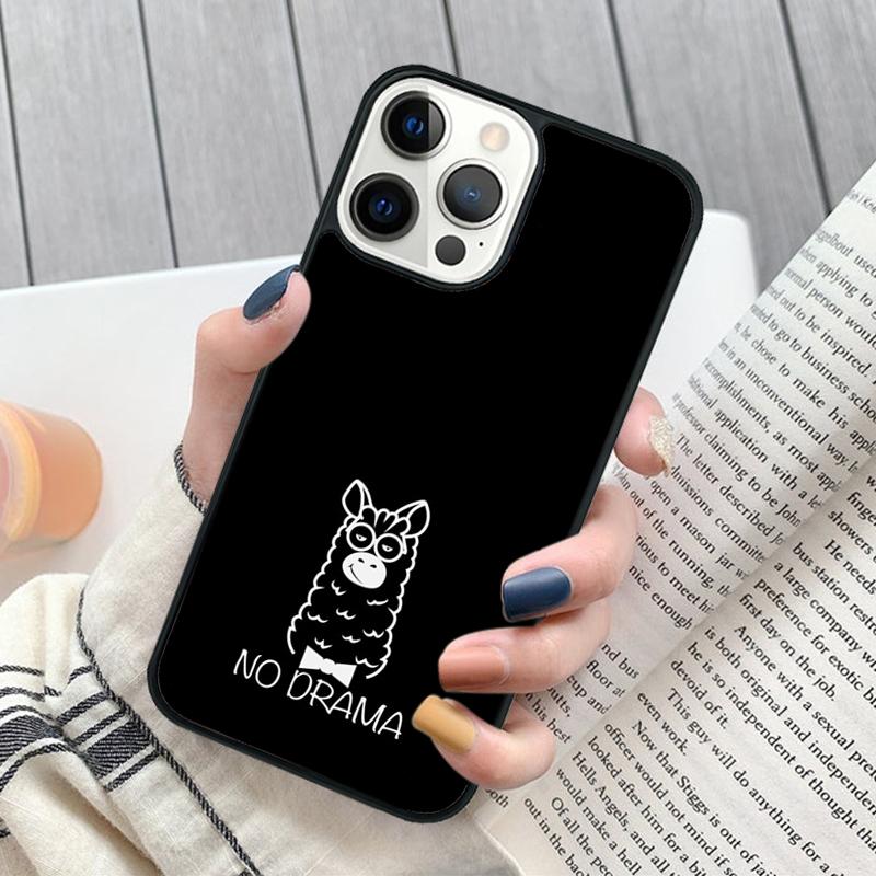 

no drama llama lama Phone Case for iPhone 17 Air 16 15 14 12 13 PLUS 11 PRO MAX Cover Fundas Shell iPhone 11pro max