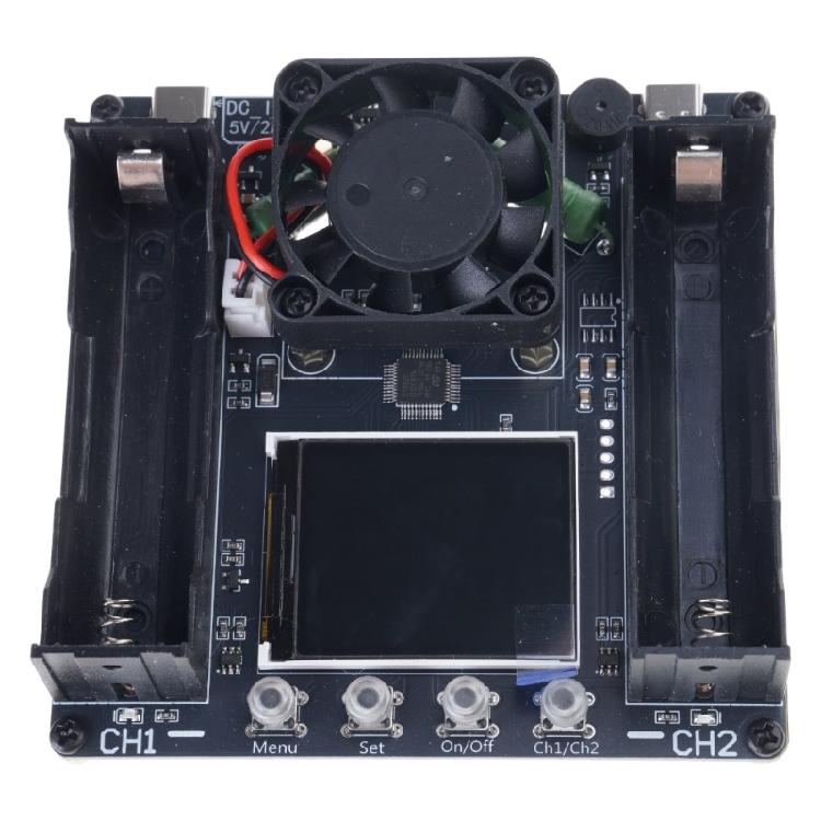 

Advanced Double Channel 18650 Battery Capacity Analyzers Internal Resistance Test Real Time Monitoring History Data Storage 1