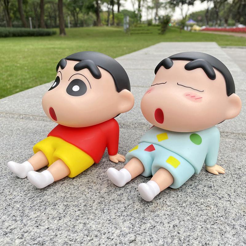 Crayon Shin-chan Handyhalter Handyständer Schreibtischornament Schreibtischfigur Schreibtischzubehör Cartoon-Ornament