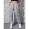 Bequeme Damen Jogginghose Hoher Bund Baggy Trainingshose Tägliche Lässige Hose