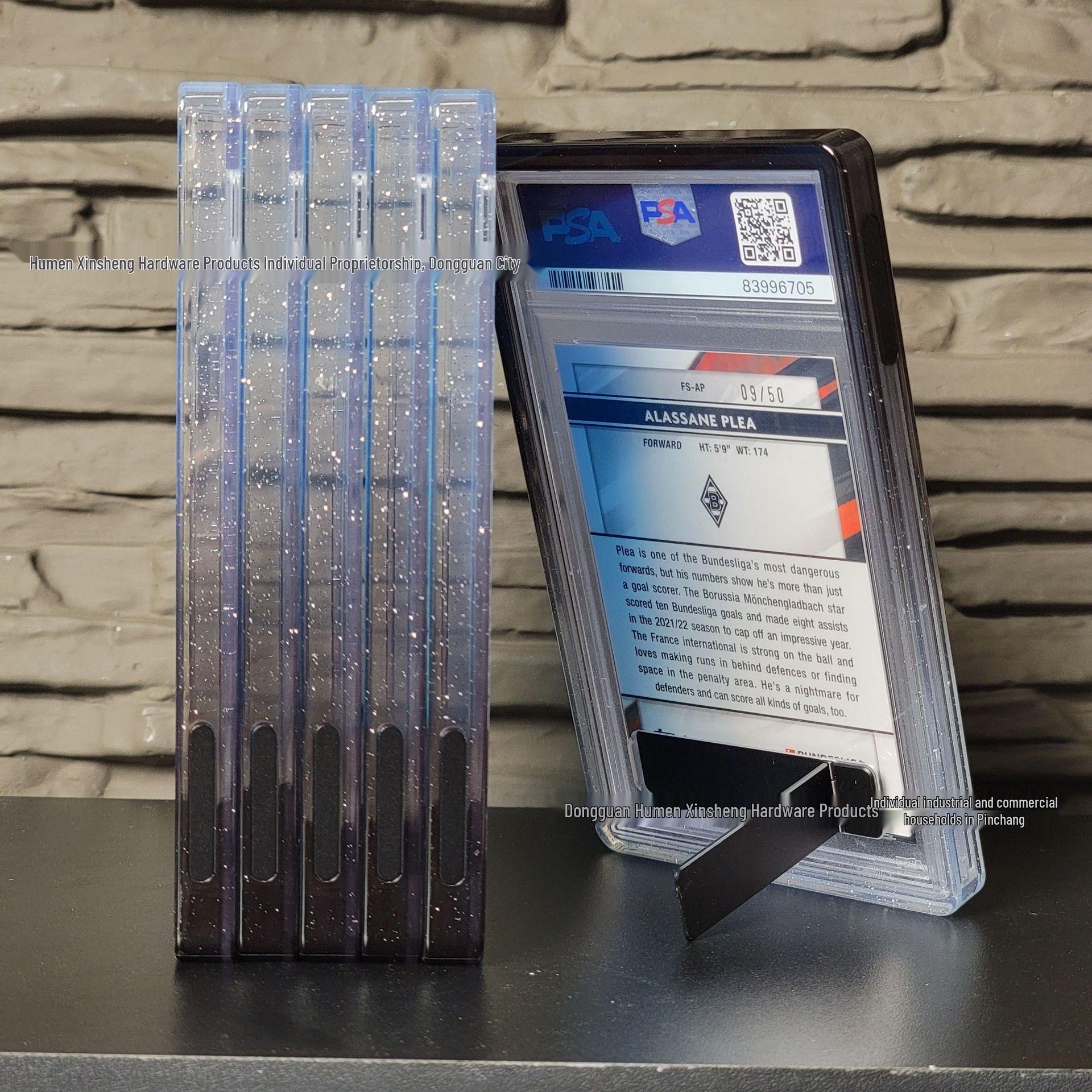

PSA Graded Card Protector: Gradient Glitter TPU Silicone Stand for BGS Pokemon Cards Custom Logo