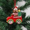 1 Pcs Christmas Party Decoration Cartoon Pendants Santa Claus Snowman Reindeer In Car Xmas Tree Ornaments Home Party Decor