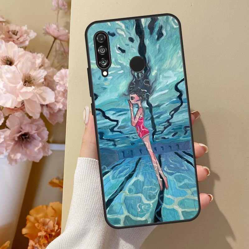 Aya takano For Huawei Nova 12i 8i 11i 12s 9 10 SE Y60 Y70 Y90 Y72 Y73 Y61 Y91 P60 Pro P30 P40 Lite Case