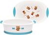 Skater Baby Small Plush Bear Bowl, Easy-to-Scoop Children's Tableware, Bowl, Design, WP4-A