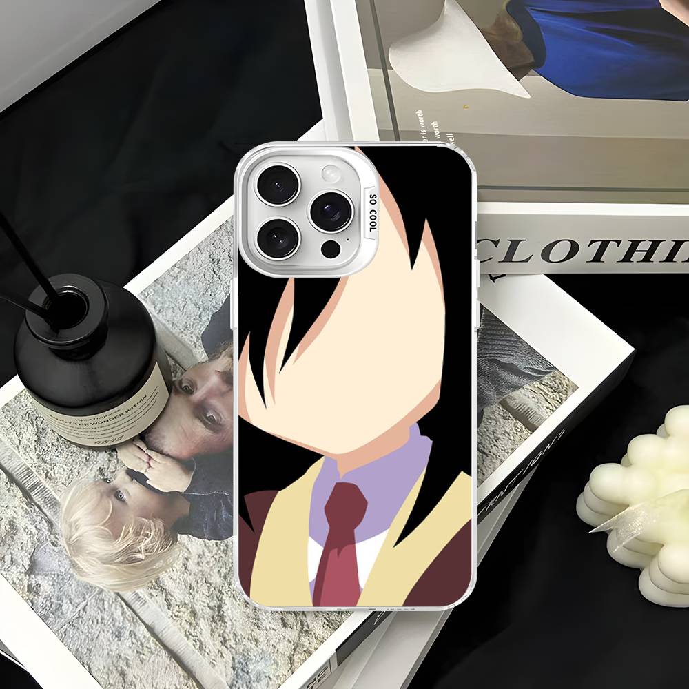 Watamote K-Kuroki T-Tomoko Phone Case For IPhone 17 16 15 14 13 12 11 Pro Max Color Black Matte Cover