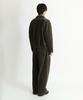 NONBLANK One-Pleat Curved Stitch Pants_Khaki