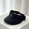 Summer sports running sun protection empty top hat men's and women's contrasting sun hat showing face small cap tennis fitness hat