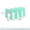 Transparent Book Riser Student Desktop Organiser Divider Shelf Book FileBook Rack Office Data Shelf Baffle