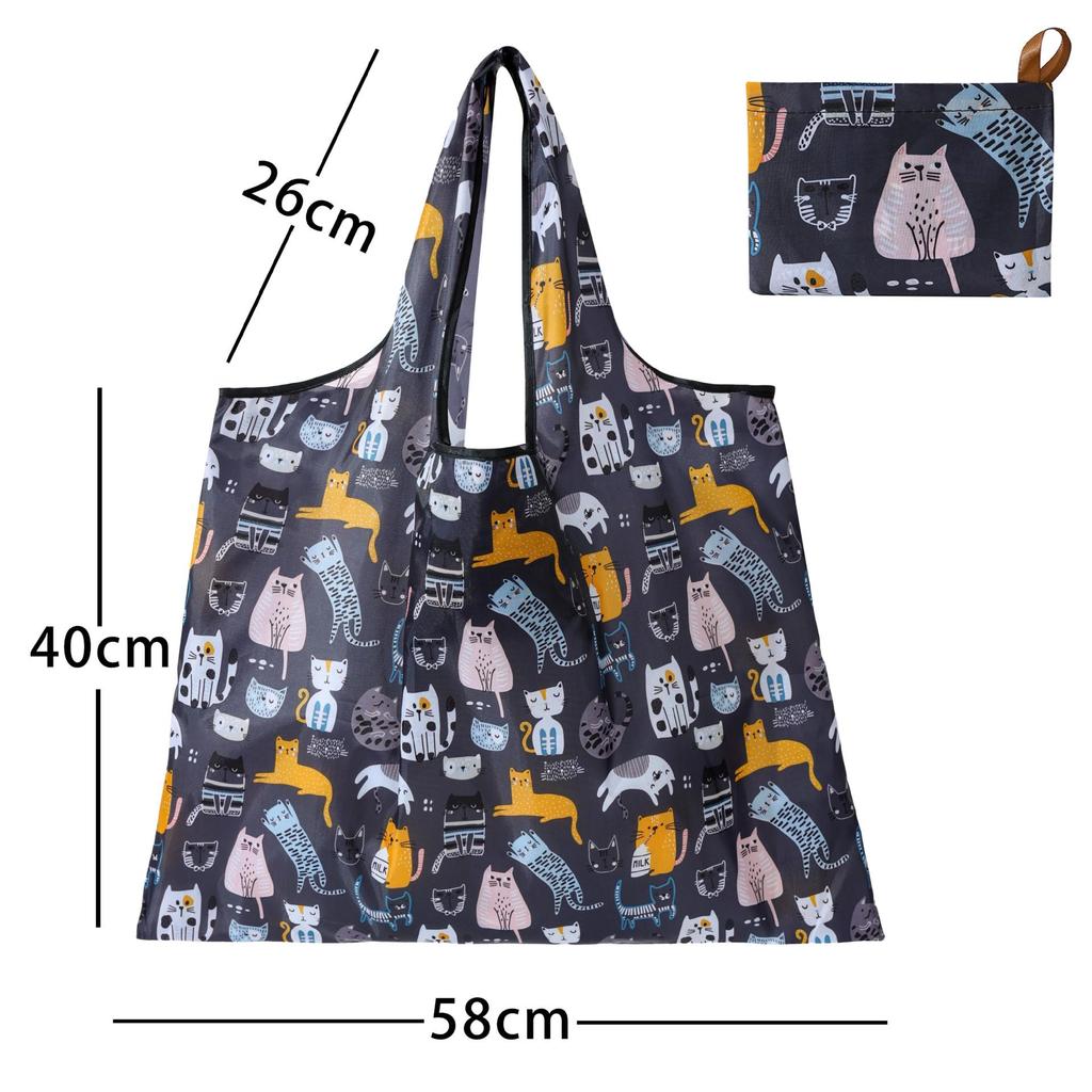 Large Capacity Eco-Friendly Waterproof Foldable Grocery Tote Bag