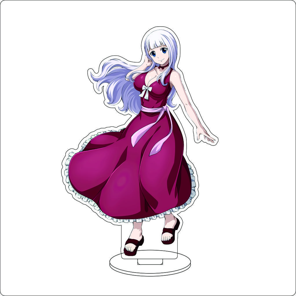 16CM Anime FAIRY TAIL Acrylic Stand Ornaments Jellal Fernandes Gray Fullbuster Mirajane·Strauss Figure Stand Halloween Gifts
