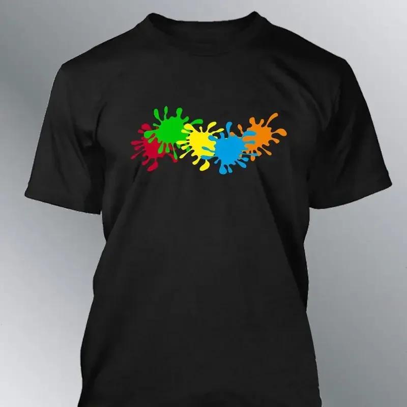 T Shirt Spots Painting S M L XL Unisex Painter Paintball Airsoft