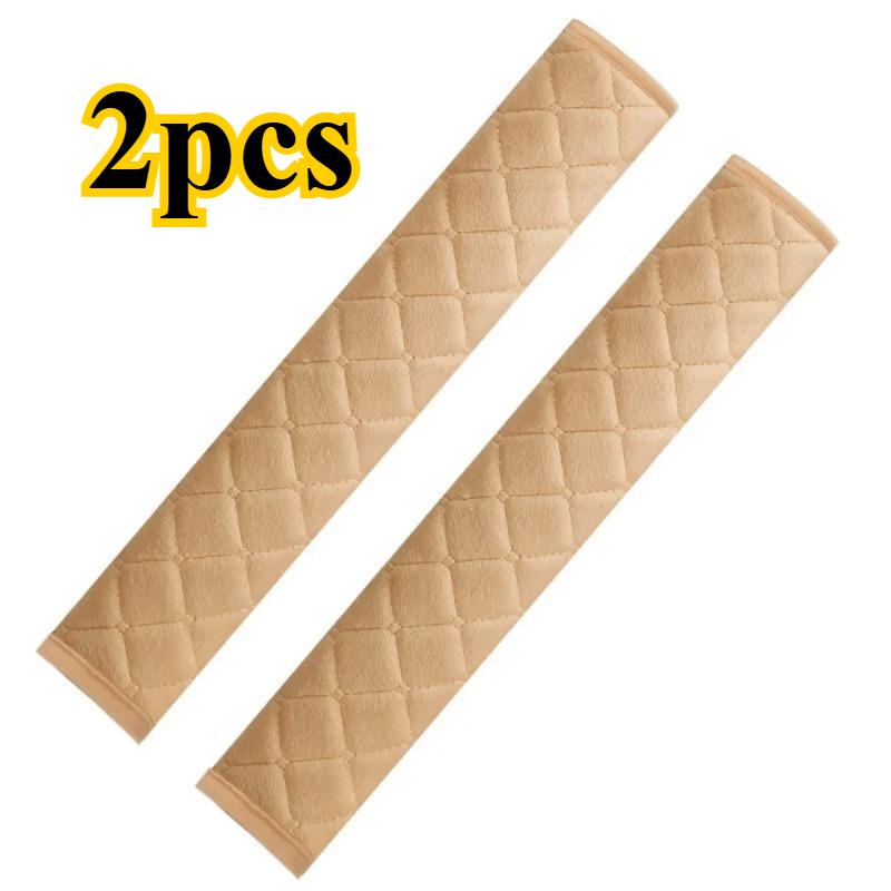 2 car seat belt covers, soft velvet car shoulder pads, adult and teenage car, truck, SUV camera backpack straps