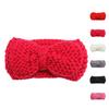 Sweet Children Bowknot Hair Band Knitted Headband Kids Toddler Infant Headdress Accessories