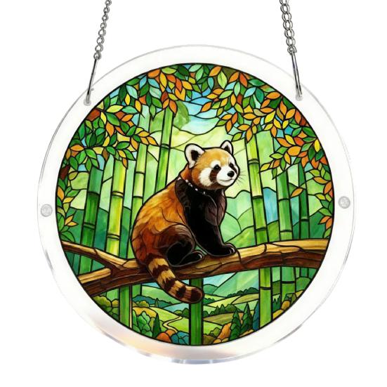Window Hanging Acrylic Puzzles Suncatcher Stained Glass Style DIY Jigsaw Puzzle Craft