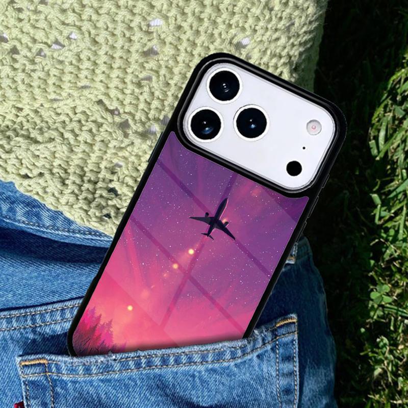 Aircraft Plane Airplane Phone Case Cover for IPhone 11 12 13 14 15 16e 17 Pro Max Coque for IPhone 17 Air