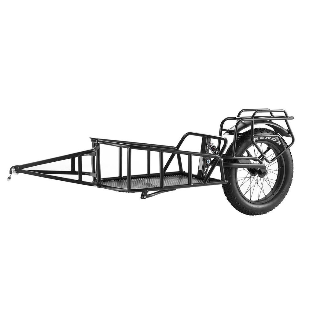 Fahrrad-Lastenanhänger, 31,8 kg Ladekapazität, Robuster Fahrrad-Wagen, Kompakte Lagerung & Schnellspann-Struktur mit Universal-Kupplung, 20-Zoll-Räder,